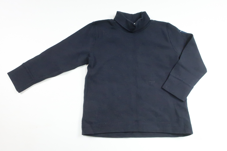 Sweater with polo collar from Polarn o. Pyret - Size 68 - Navy blue