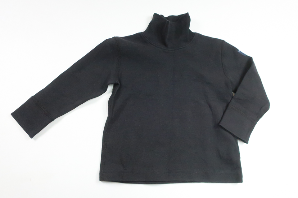 Sweater with polo collar from Polarn o. Pyret - Size 68 - Black