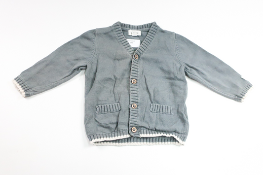 Knitted cardigan from Newbie - Size 68 - Blue