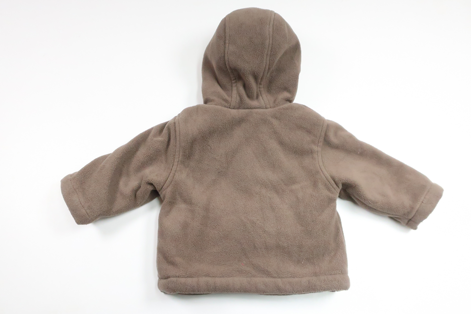 Fleece lined coat from Dunnes - Size 62/68 - Brown