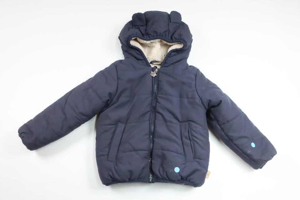 Fleece-lined padded jacket from Bellybutton - Size 86 - Navy blue