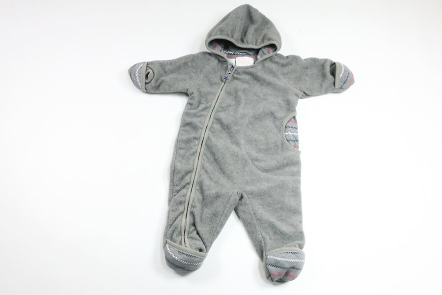 Fleece overall from Lindex - Size 62 - Grey