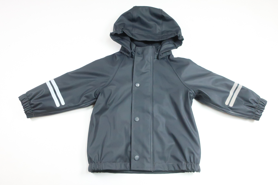 Fleece-lined rain jacket from KAXS - Size 74/80 - Navy blue
