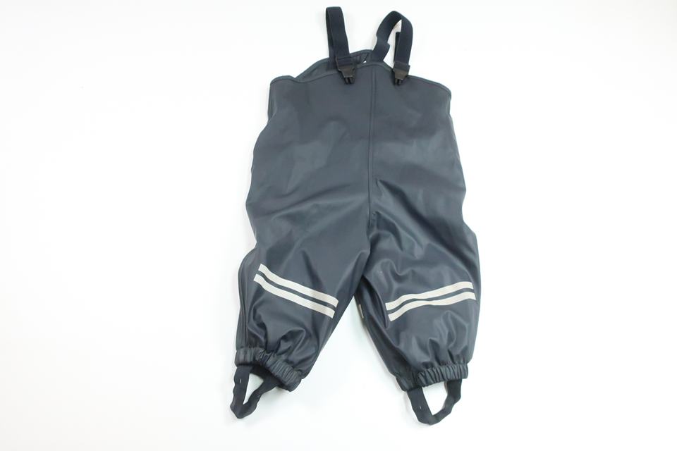 Fleece lined rain pants from KAXS - Size 74/80 - Black