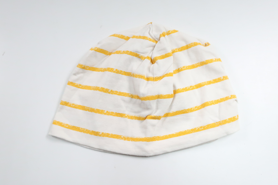 Striped hat from Name It - Size 45/47 - White
