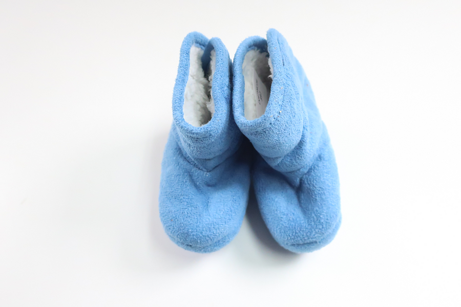 Fleece-lined booties from Unknown - Size 62/68 - Blue