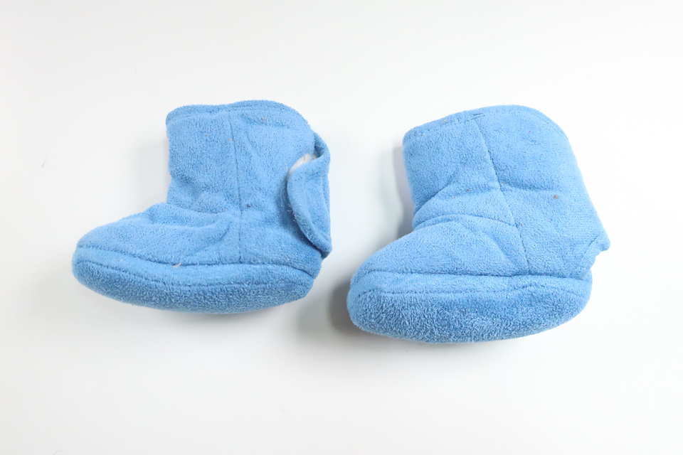 Fleece-lined booties from Unknown - Size 62/68 - Blue