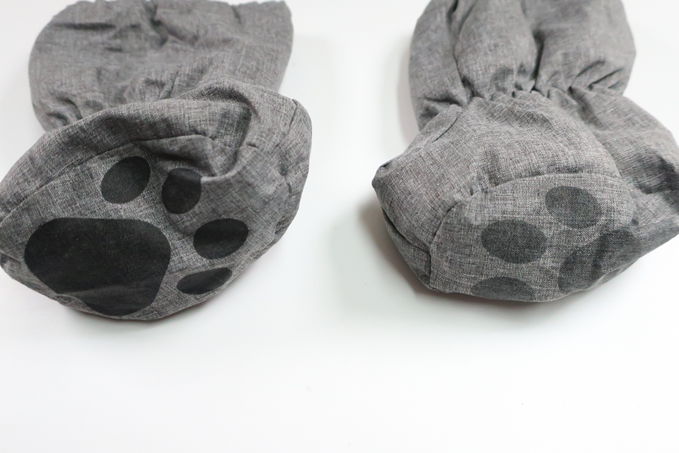 Fleece-lined booties from Lindex - Size 56/62 - Grey