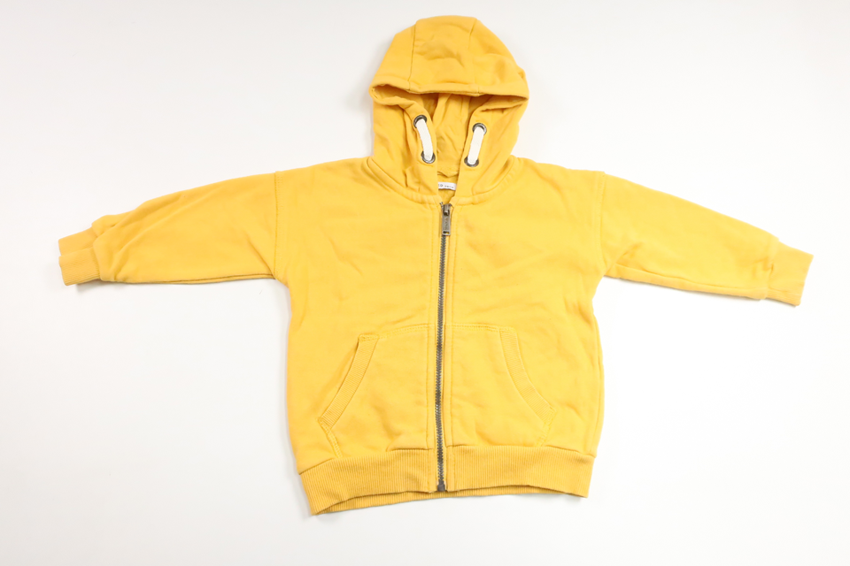 Hooded jacket from Reserved - Size 74 - Yellow