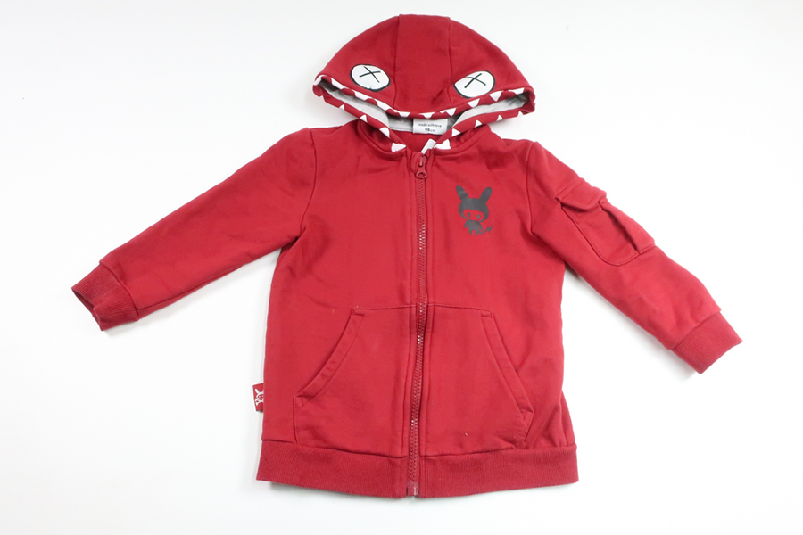 Hooded jacket from Zombie by Dash - Size 98 - Red