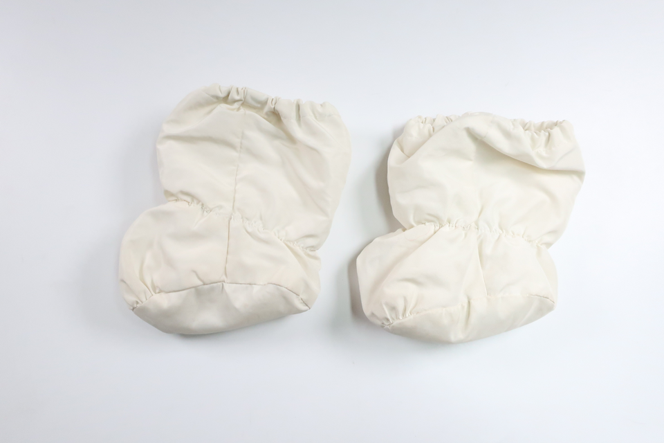 Lined booties from Reima - Size 19/21 - Off-white