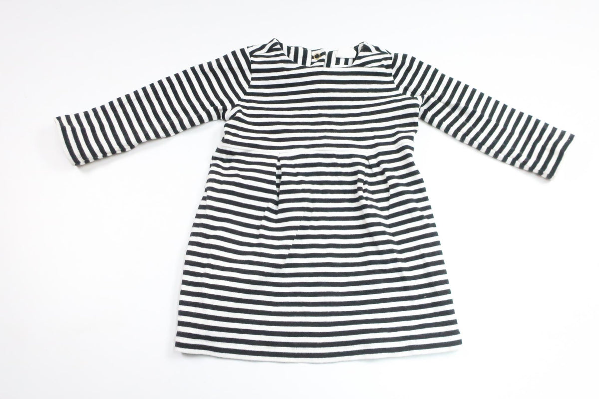 Striped dress from H&M - Size 74 - Black