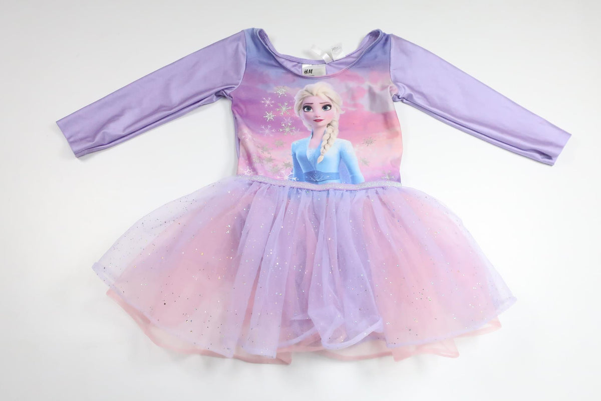 Dance costume with Frost from H&M - Size 110/116 - Purple