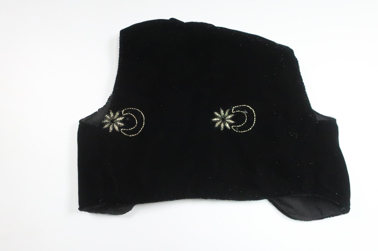 Velour vest from Unknown - Size 74/80 - Black