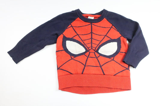 Knitted sweater with Spiderman from C&A - Size 92 - Red