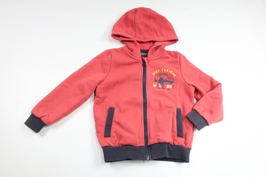 Hooded jacket from Lupilu - Size 98/104 - Red