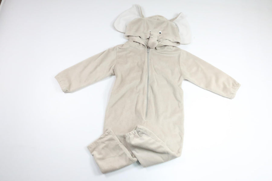 Fleece overall "Elephant" from Libero - Size 86/92 - Grey
