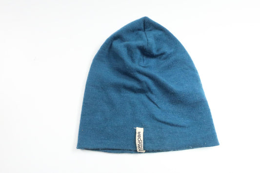 Hat in 100% merino wool from Kayoba - Size 74/80 - Blue