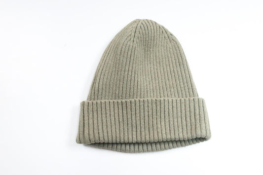 Ribbed knit hat from Lindex - Size 48/50 - Green