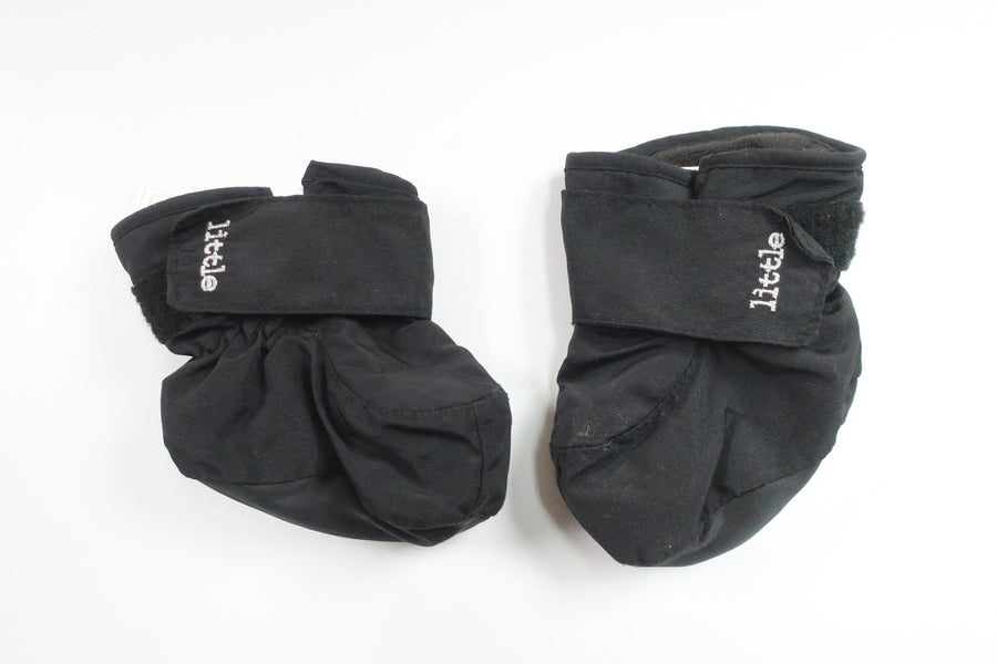 Fleece-lined booties from Lindex - Size 62/68 - Black