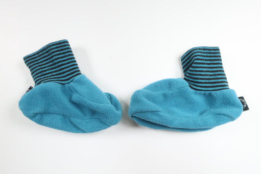Fleece booties from Parvel - Size 16/17 - Blue