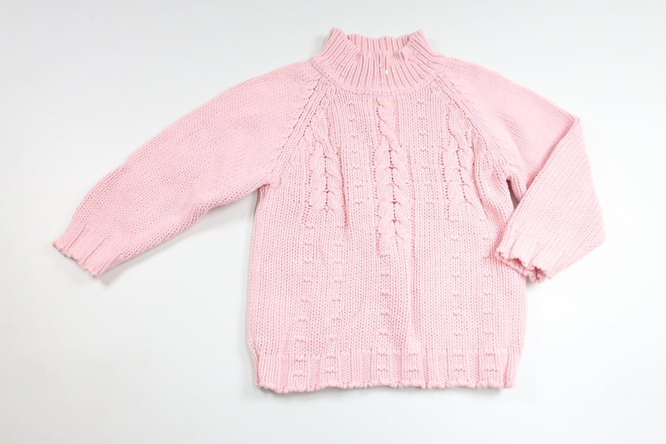 Knitted sweater from Exit - Size 92 - Pink