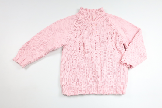Knitted sweater from Exit - Size 92 - Pink