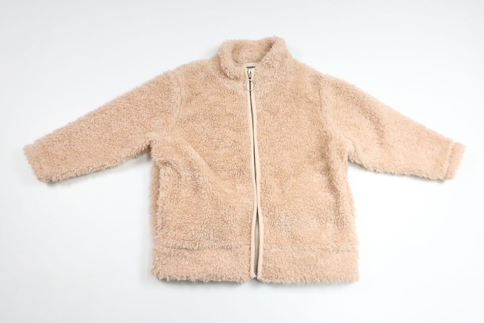 Teddy jacket from Lager 157 - Size 90 - Beige