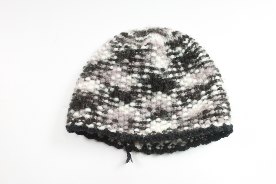 Knitted hat from Hemstickad - Size 74/80 - Black