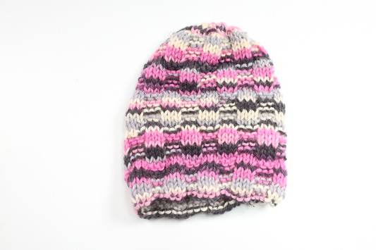 Knitted hat from Hemstickad - Size 86/92 - Pink