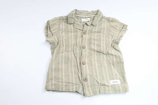 Striped shirt from Newbie - Size 68 - Green