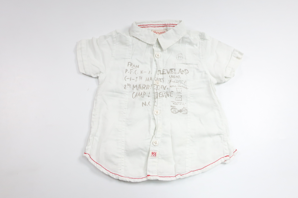 Shirt from Brums - Size 74/80 - White
