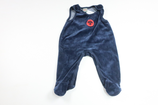 Fleece jumpsuit from Kanz - Size 56 - Navy blue