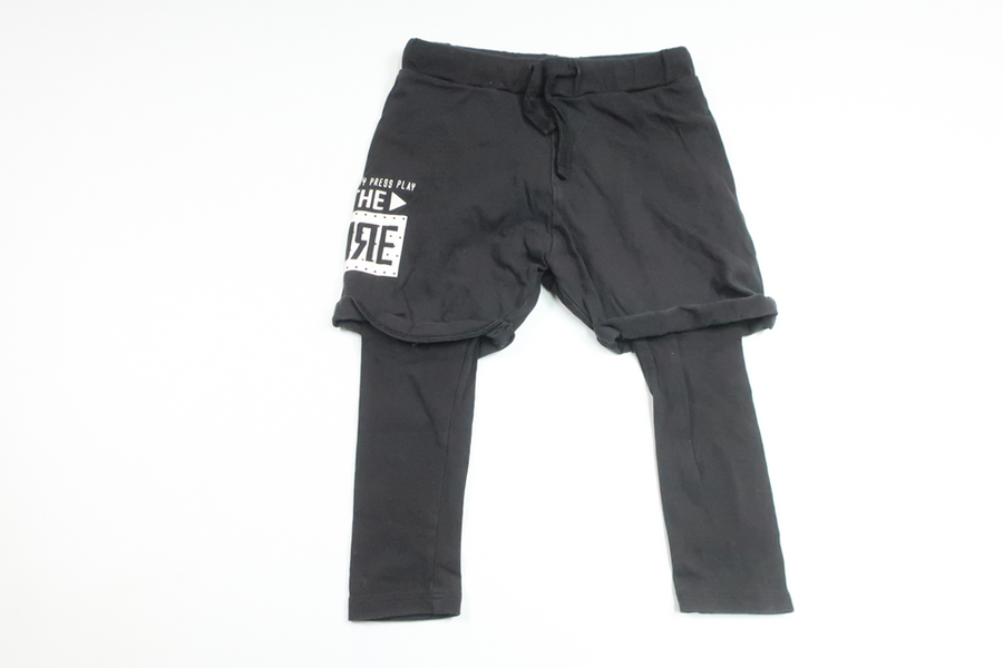 Shorts with built-in leggings from Unknown - Size 80/86 - Black