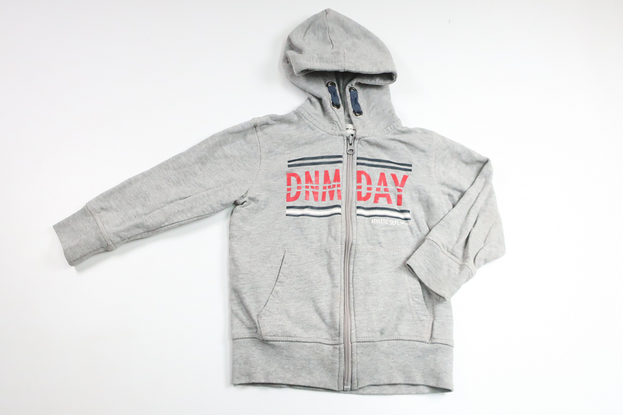 Hooded jacket from Denim Day - Size 98/104 - Grey