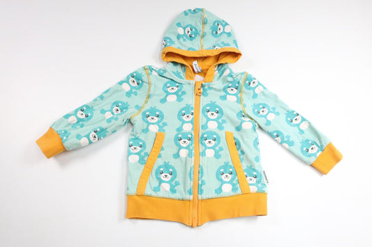 Hooded jacket from Maxomorra - Size 80 - Blue