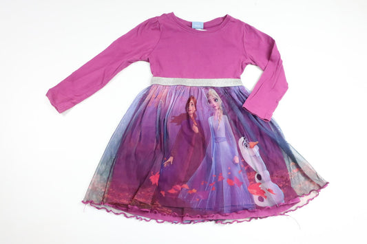 Tulle dress with Frozen from Disney - Size 86/92 - Purple