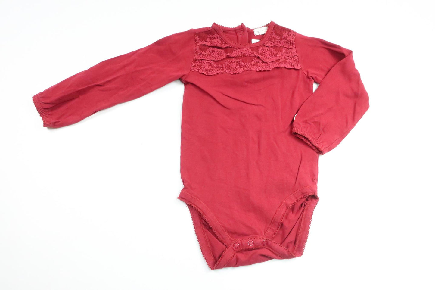 Bodysuit from Newbie - Size 86 - Burgundy