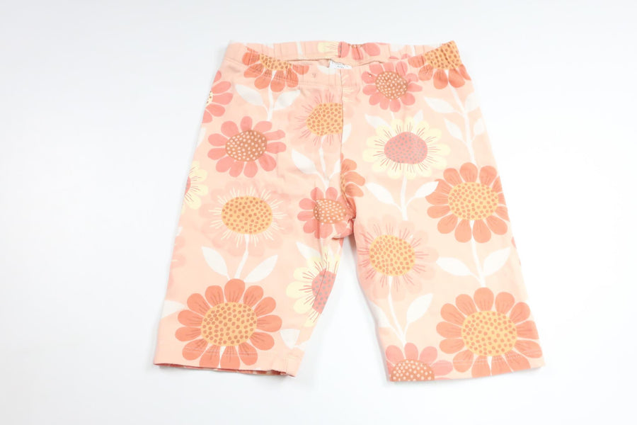 Floral shorts from Lindex - Size 128 - Orange