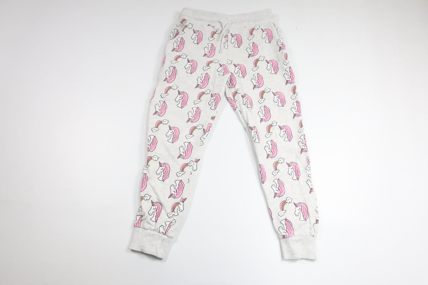 Pants with unicorns from VRS - Size 128 - Grey