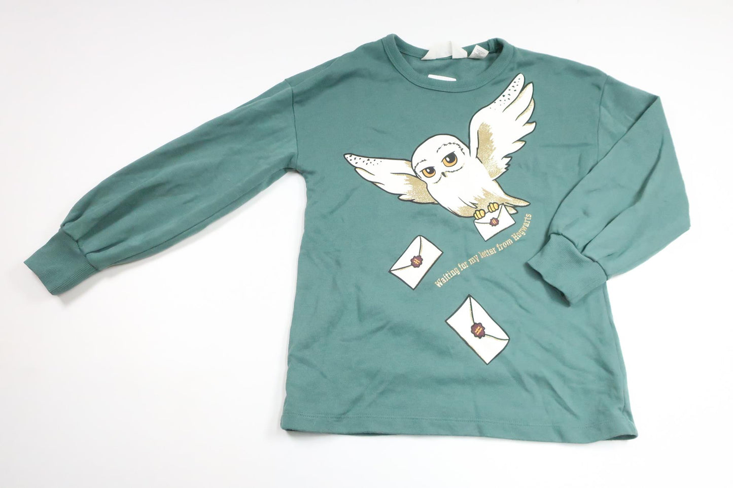Sweatshirt with Harry Potter motif from H&M - Size 128 - Green