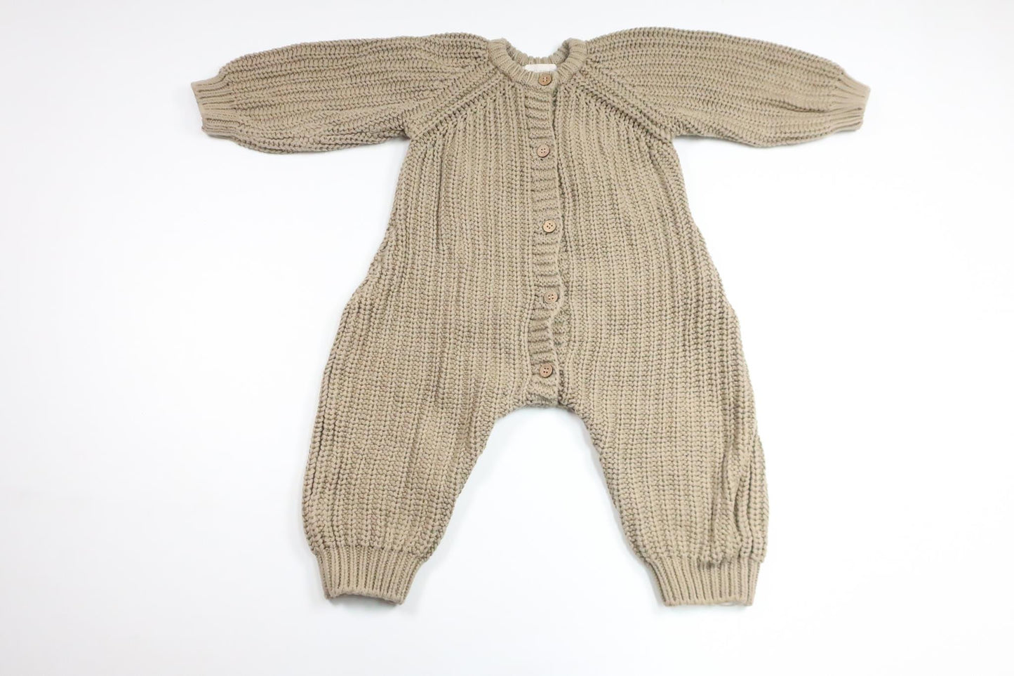 Knitted jumpsuit from Quincy Mae - Size 74/80 - Green