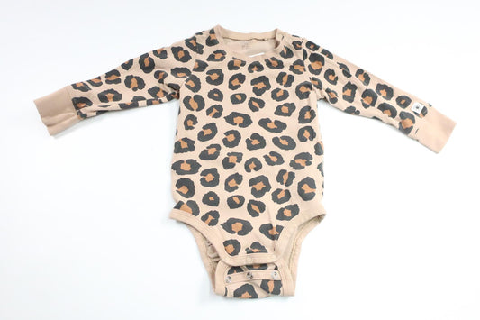 Leopard print bodysuit from Lindex - Size 74 - Beige