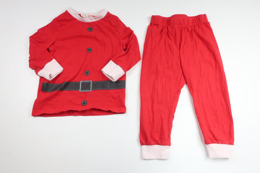 Santa pajamas from Merry X-mas - Size 86/92 - Red