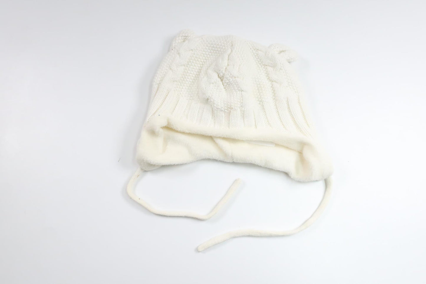 Fleece-lined hat from H&M - Size 62/68 - White