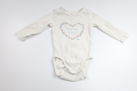 Bodysuit from H&M - Size 62 - White