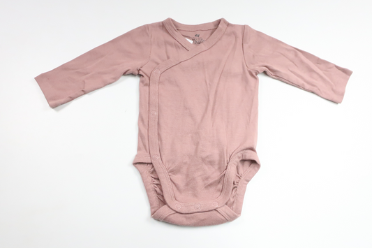 Wrap bodysuit from H&M - Size 62 - Pink