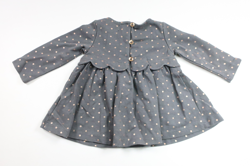 Polka dot dress from Maggie & Zoe - Size 68 - Grey