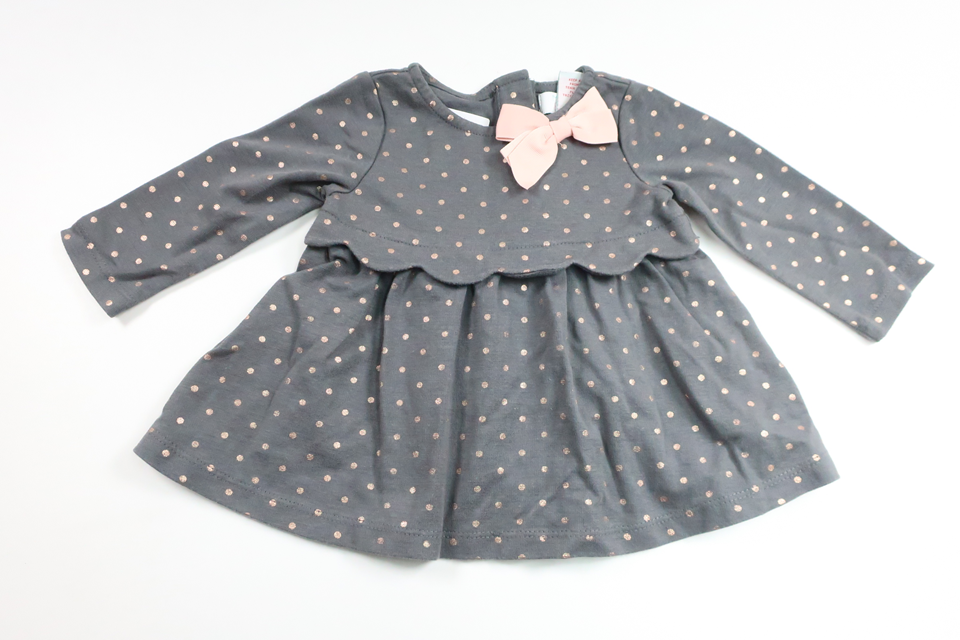 Polka dot dress from Maggie & Zoe - Size 68 - Grey