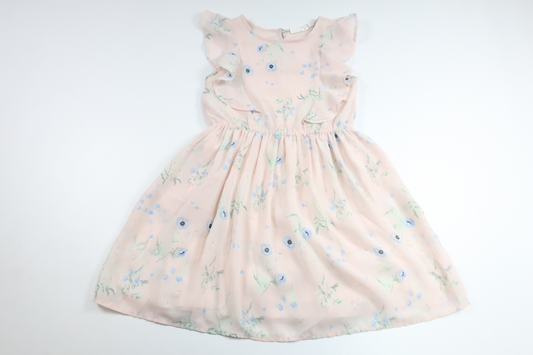 Floral dress from Kappahl - Size 110/116 - Pink